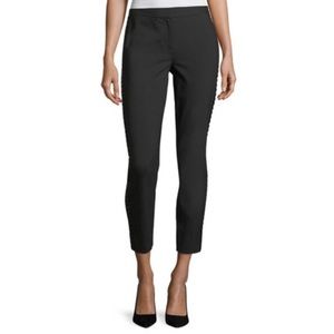 Diane von Furstenberg Black Embellished Pants Size 8